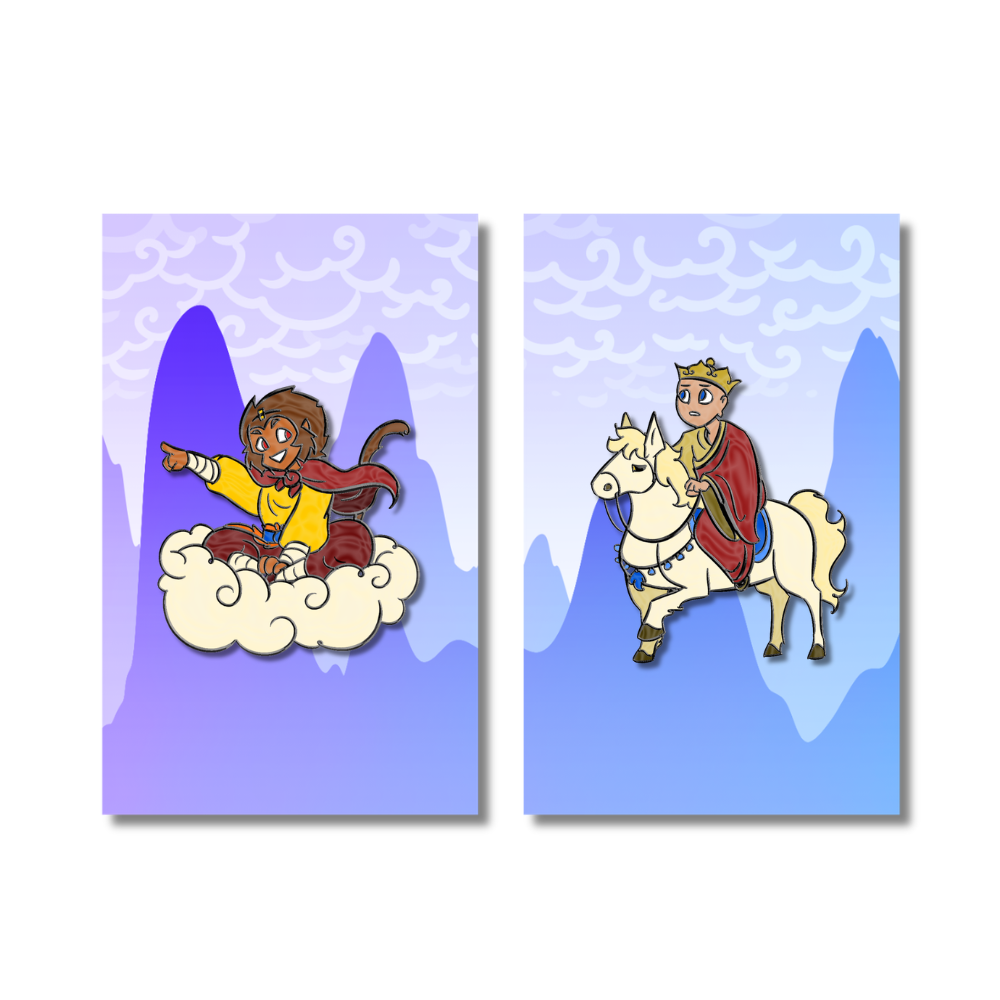 Journey to the West Sun Wukong & Tripitaka Pin Pack (PRE-SALE)