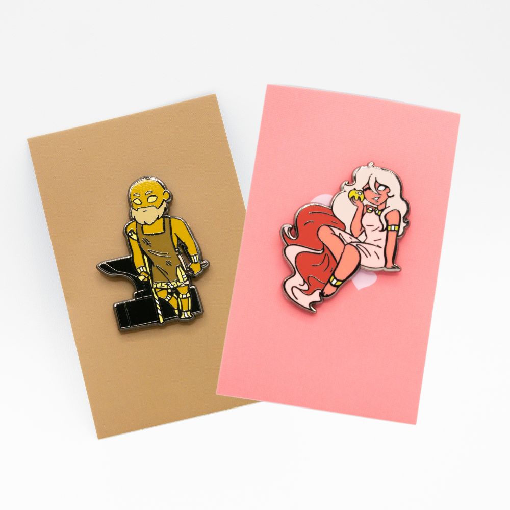 Aphrodite and Hephaestus Pin Pack