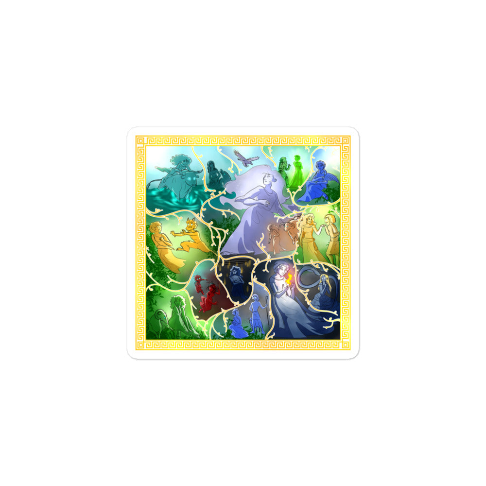 Arachne Tapestry Sticker