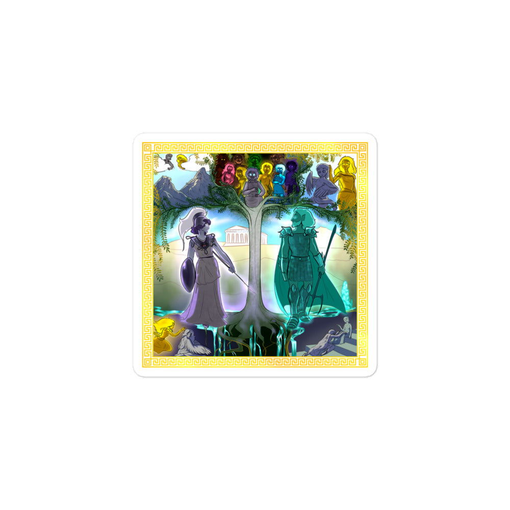 Athena Tapestry Sticker