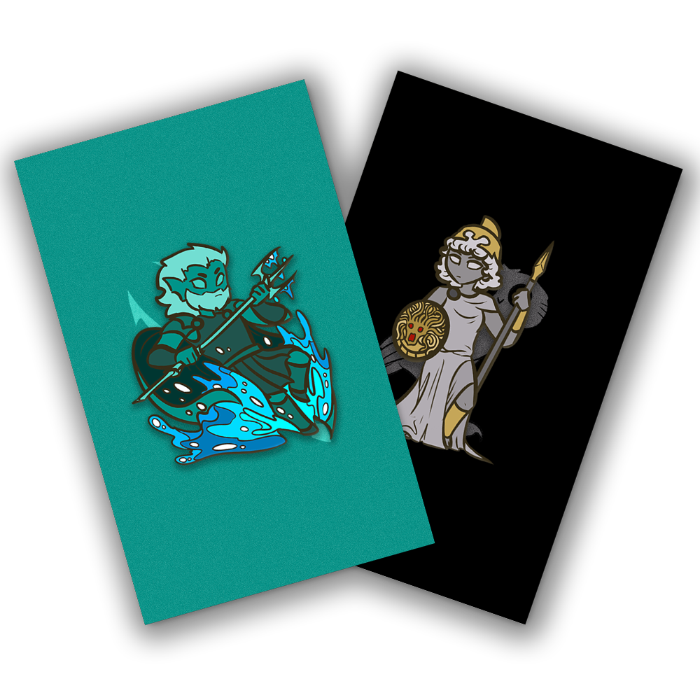 Athena & Poseidon Pin Pack