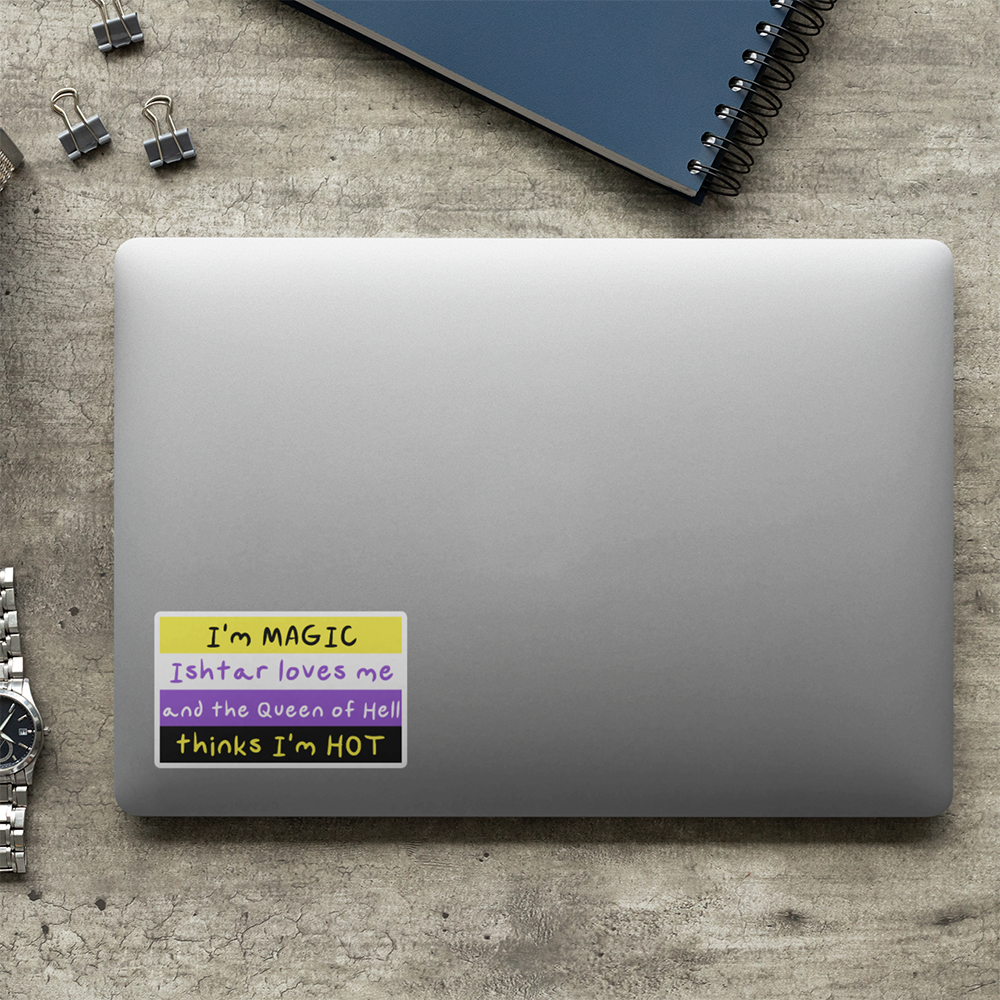 A tribute to Asu-Shu-Namir Sticker