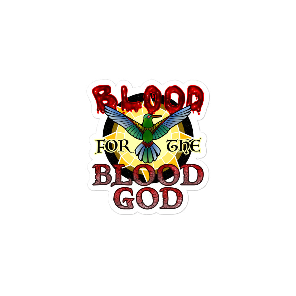 Blood for the Blood God Sticker