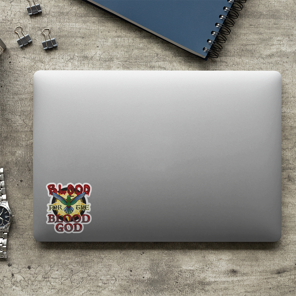Blood for the Blood God Sticker