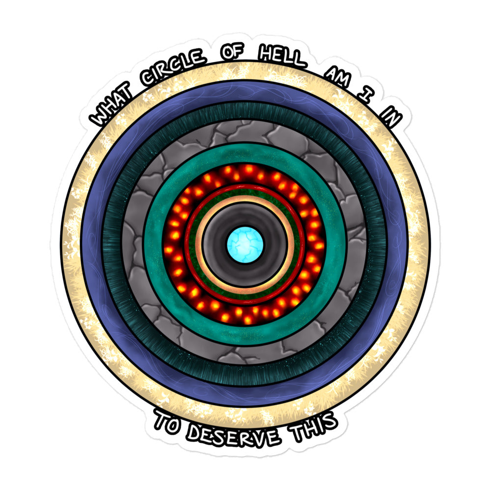 Circles of Hell Sticker
