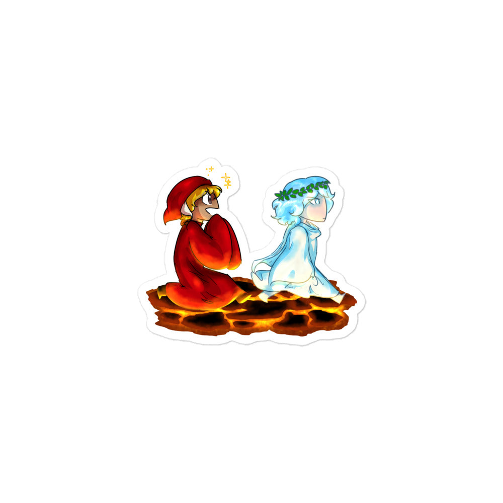 Dante and Virgil Sticker