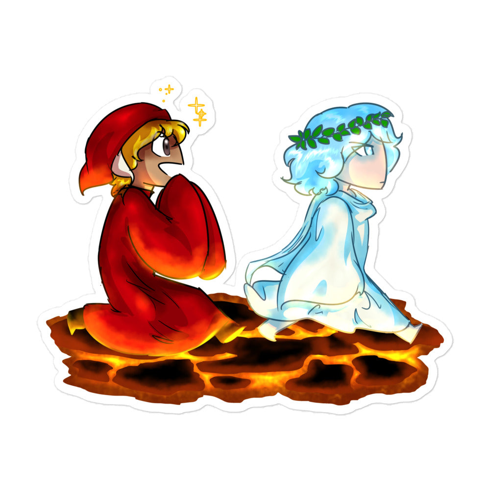 Dante and Virgil Sticker