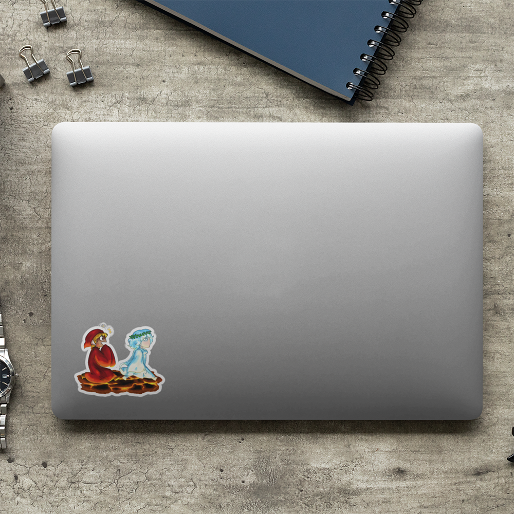 Dante and Virgil Sticker