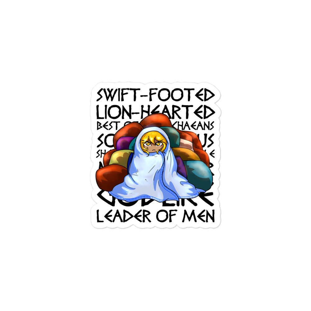 Epithets of Achilles Sticker