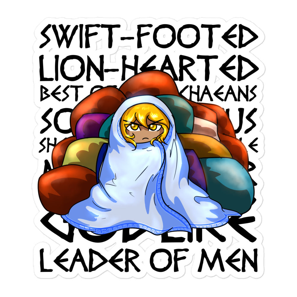 Epithets of Achilles Sticker