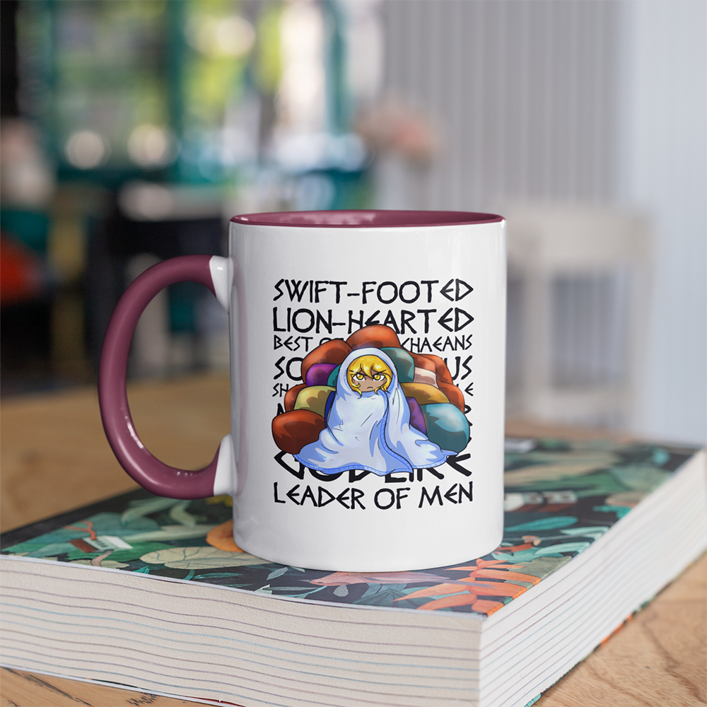 Epithets of Achilles Accent Mug