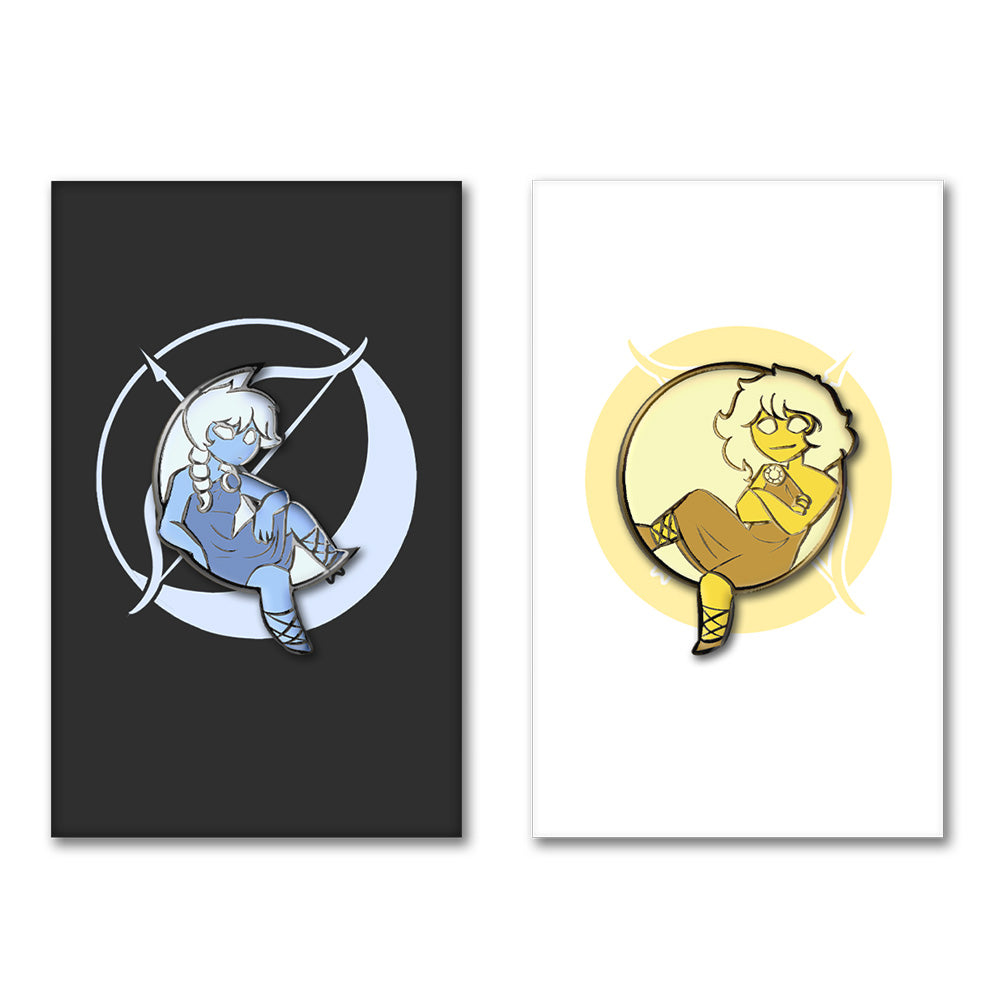 Apollo & Artemis Gold & Silver Pin Pack