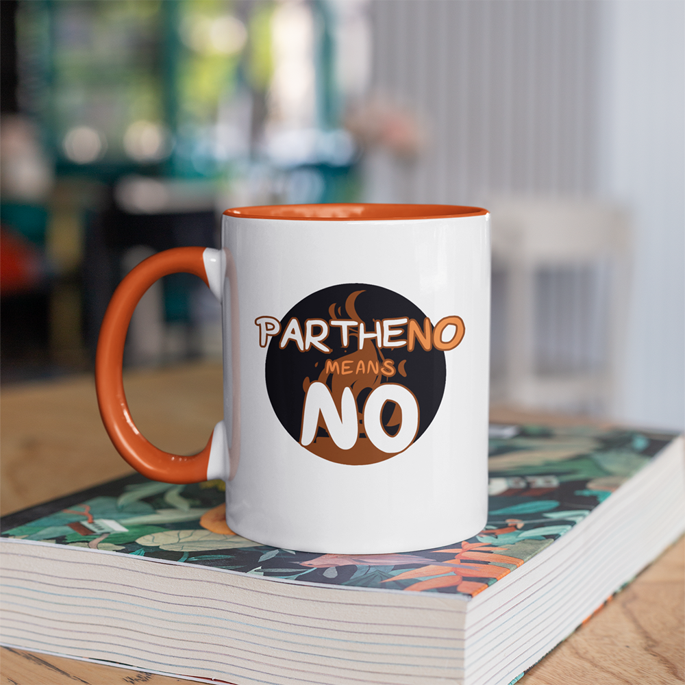 Partheno Means No (Hestia) Accent Mug
