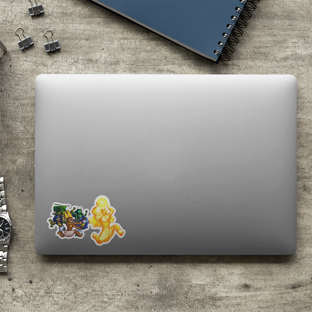 Procession of the Sun Gods Sticker