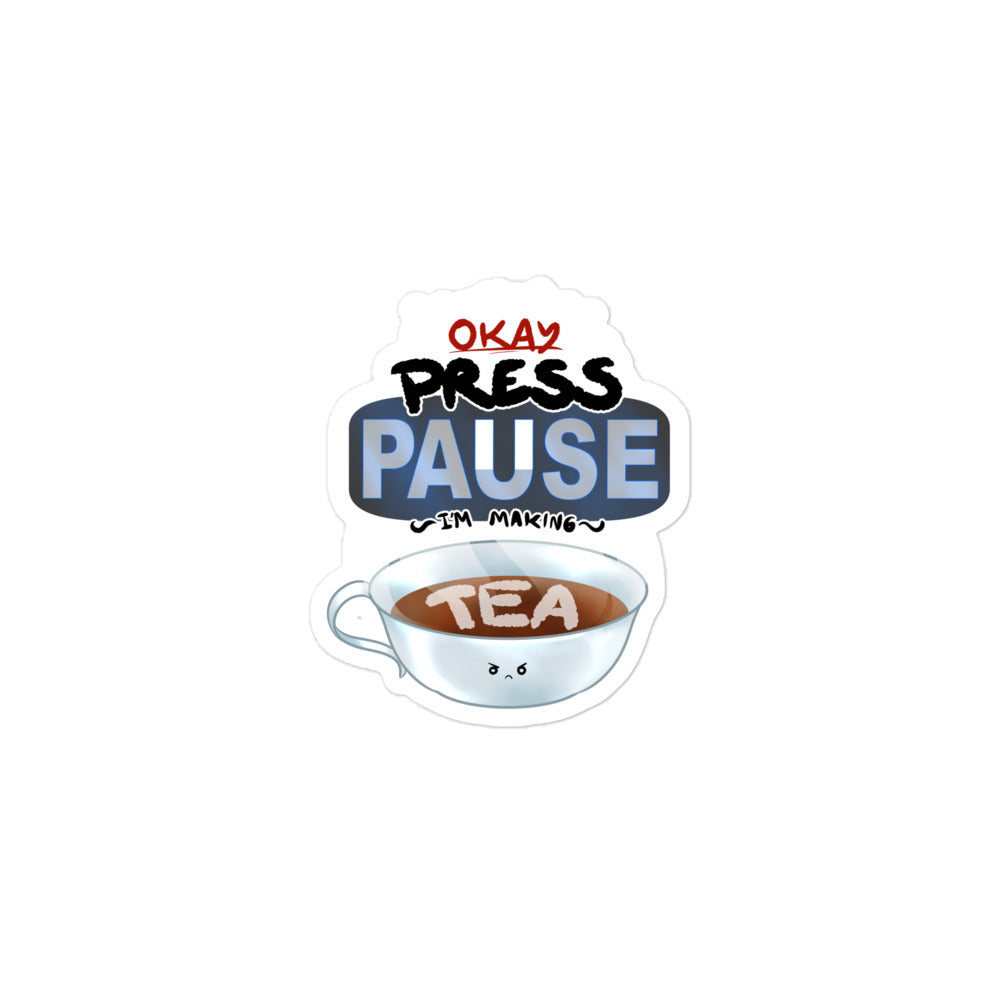 Ragequit Tea Break Sticker