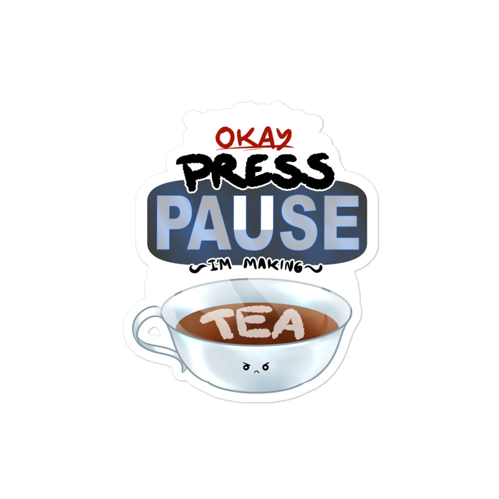 Ragequit Tea Break Sticker