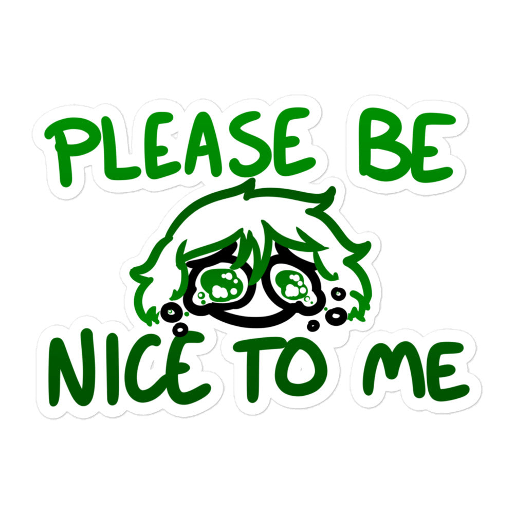 Saucer-Eyed Sadboi Sticker