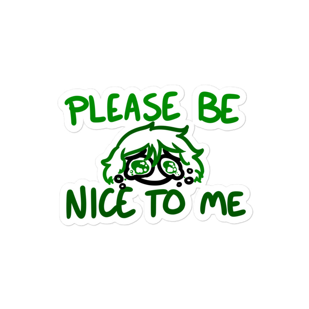 Saucer-Eyed Sadboi Sticker