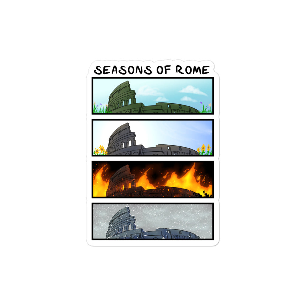 Seasons of Rome Sticker