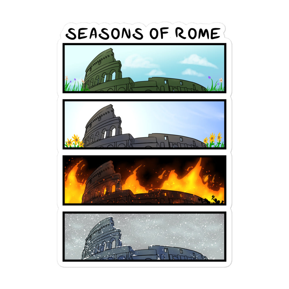 Seasons of Rome Sticker
