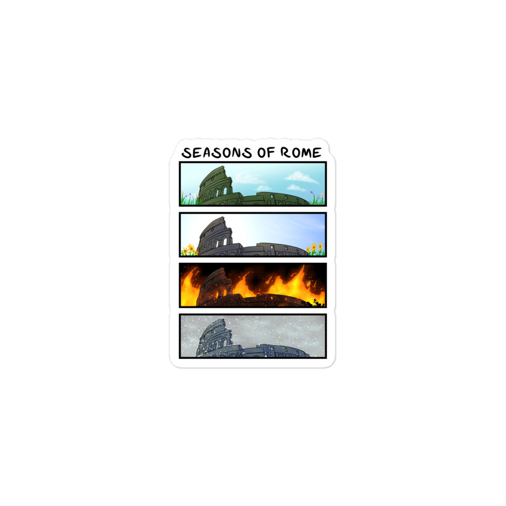 Seasons of Rome Sticker