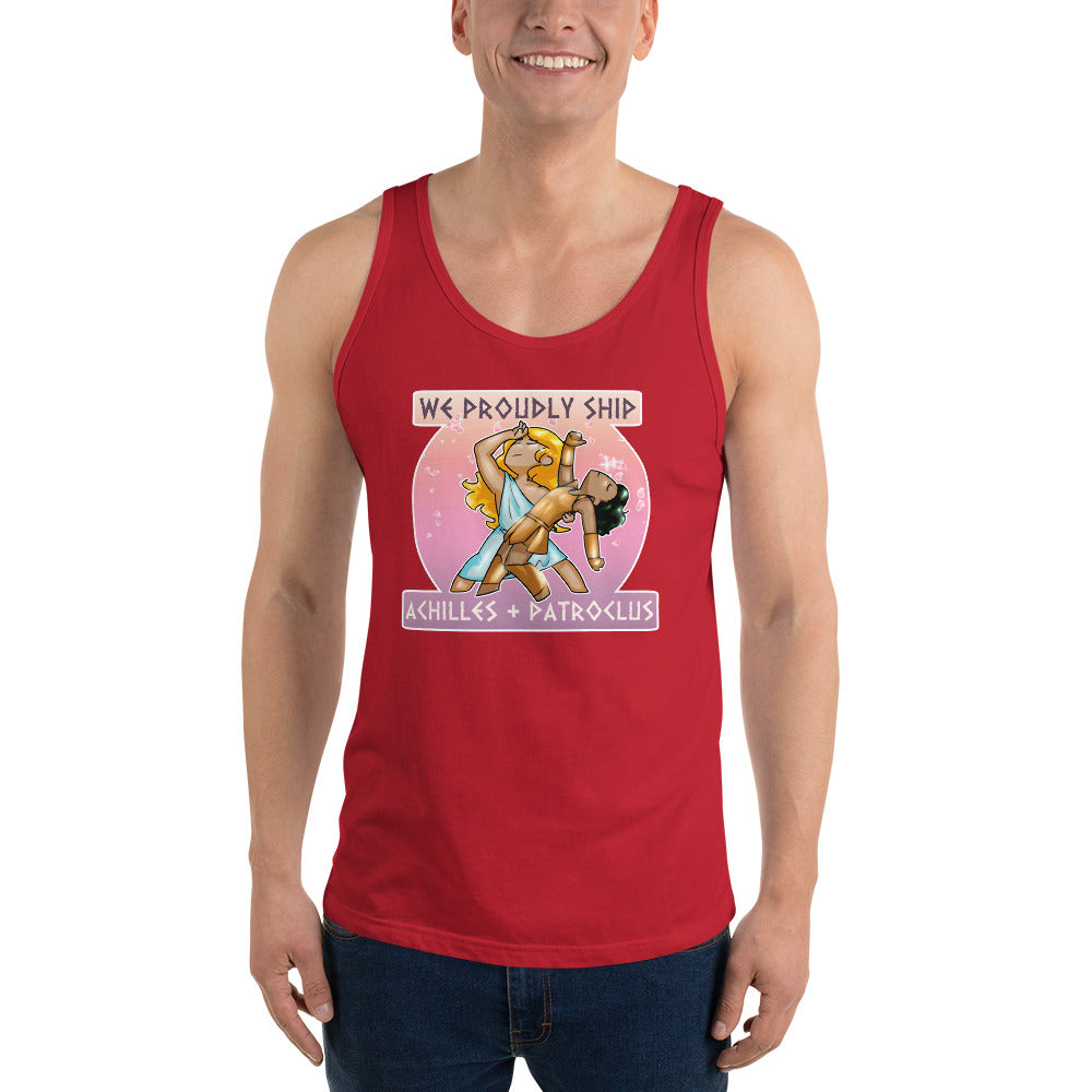Unisex Achilles + Patroclus Tank top