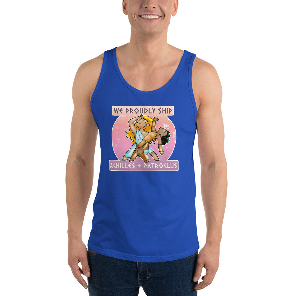 Unisex Achilles + Patroclus Tank top