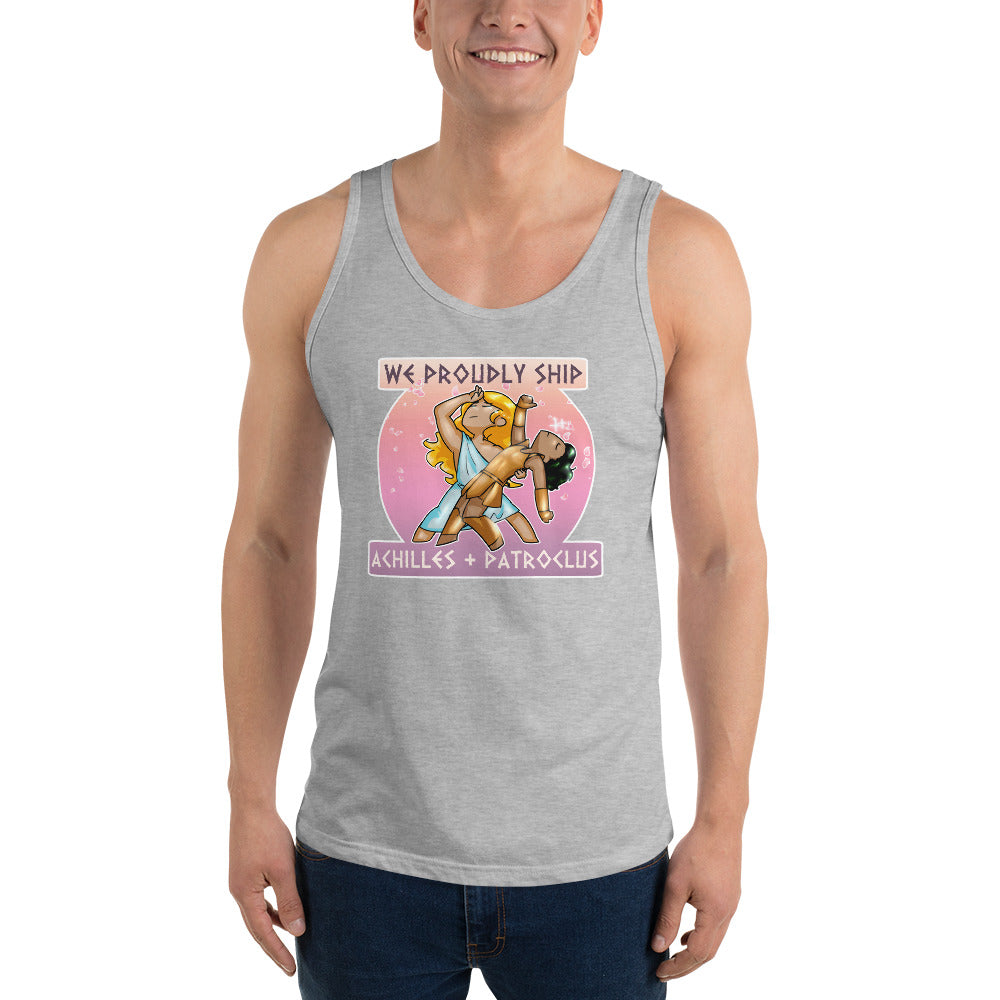 Unisex Achilles + Patroclus Tank top