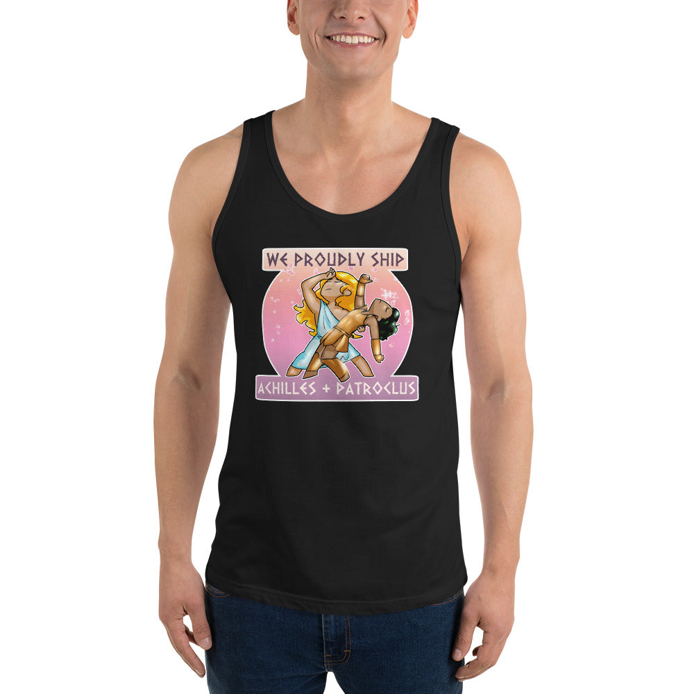 Unisex Achilles + Patroclus Tank top