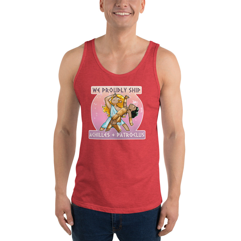 Unisex Achilles + Patroclus Tank top