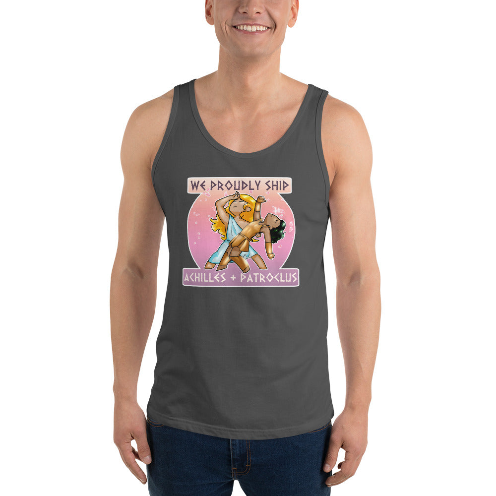 Unisex Achilles + Patroclus Tank top