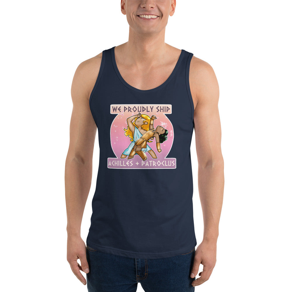 Unisex Achilles + Patroclus Tank top