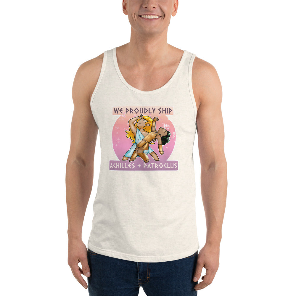 Unisex Achilles + Patroclus Tank top