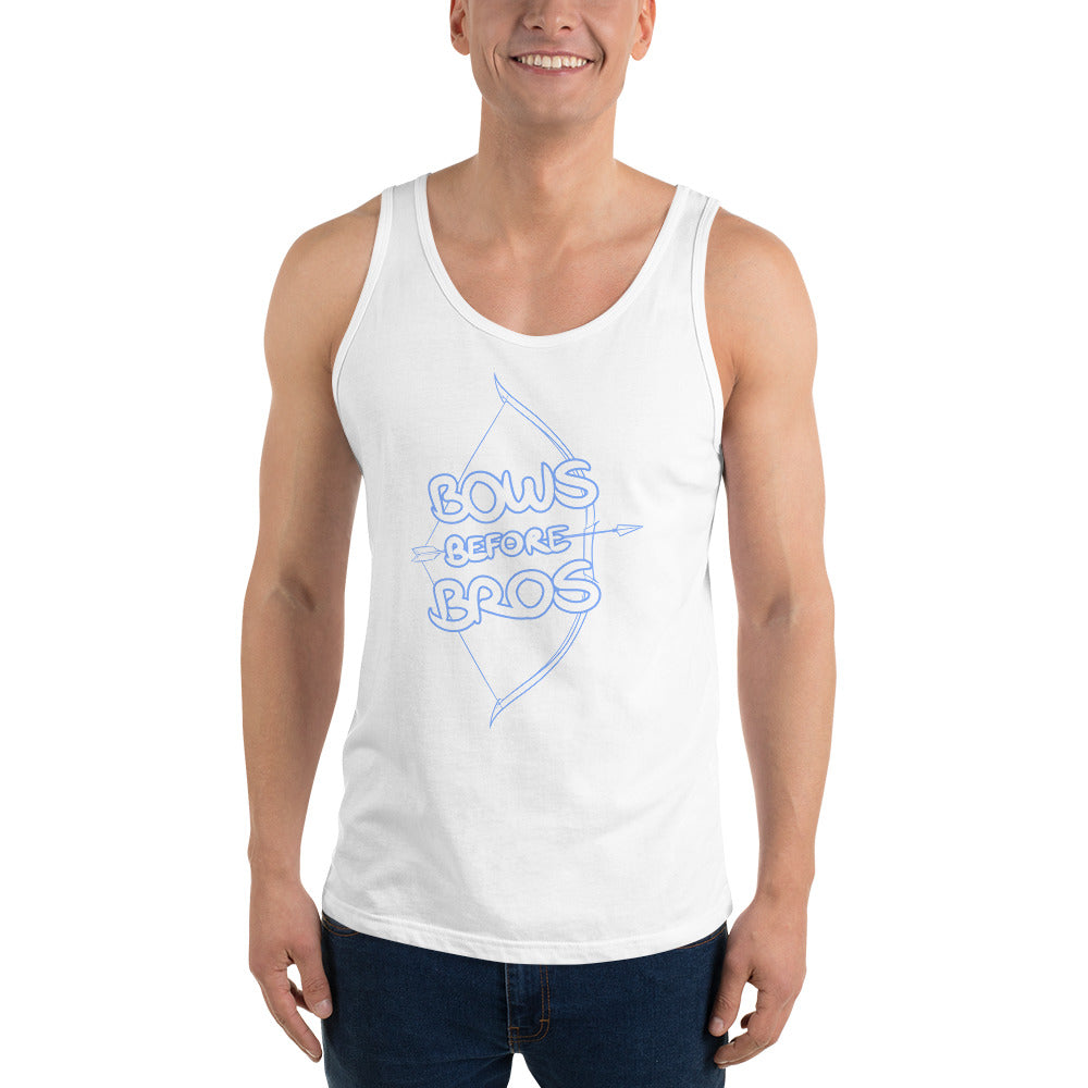 Unisex Bows Before Bros Tank top