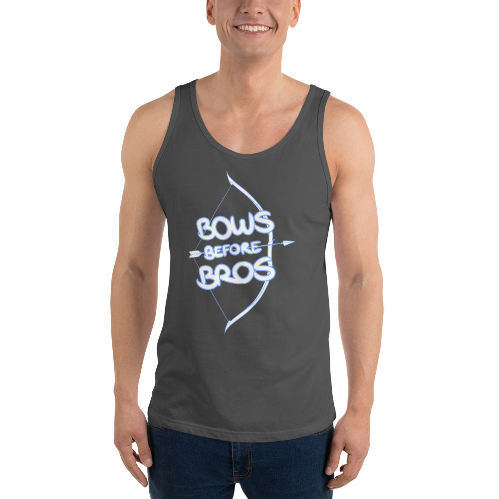 Unisex Bows Before Bros Tank top
