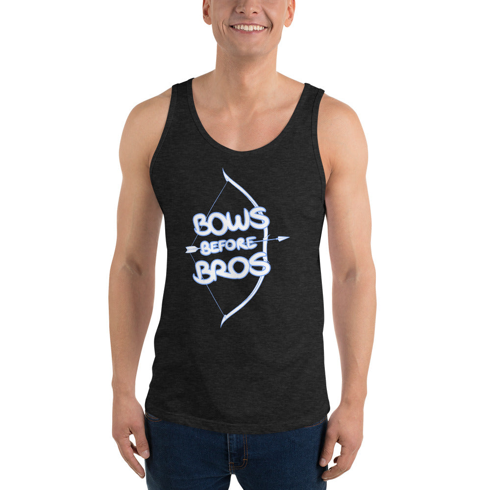 Unisex Bows Before Bros Tank top
