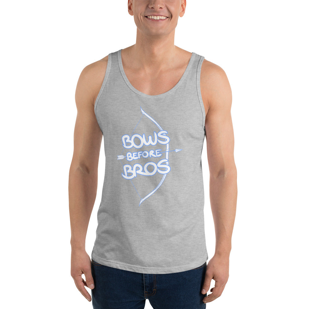 Unisex Bows Before Bros Tank top