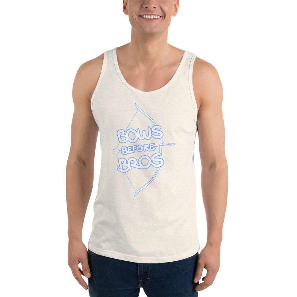 Unisex Bows Before Bros Tank top