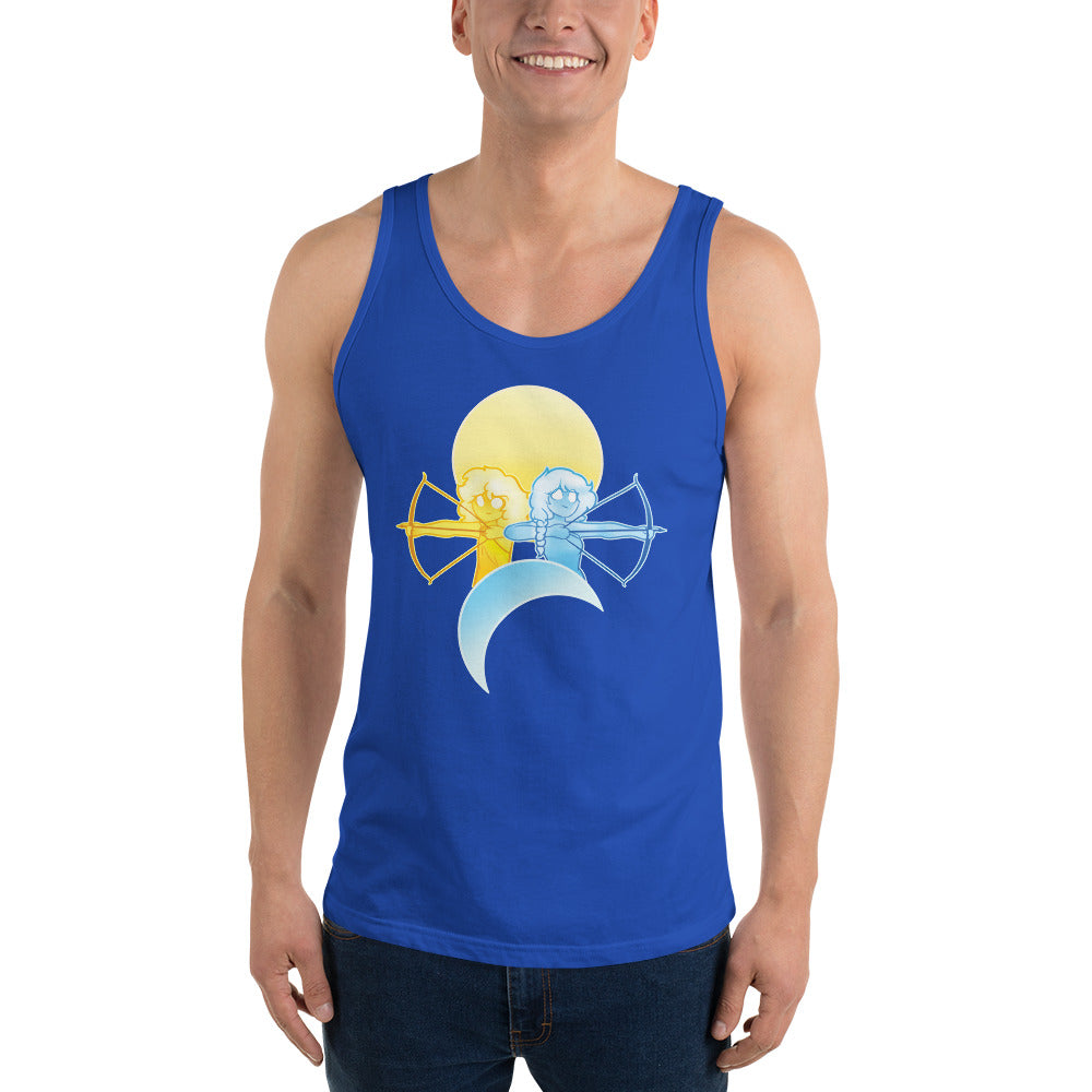 Unisex Celestial Twins Tank top