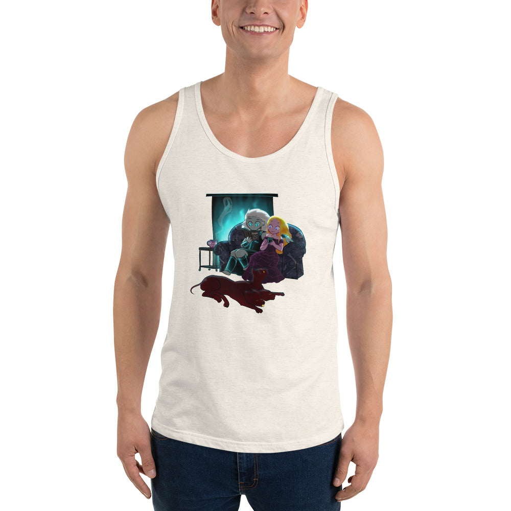 Unisex Cozy Winter Night Tank top