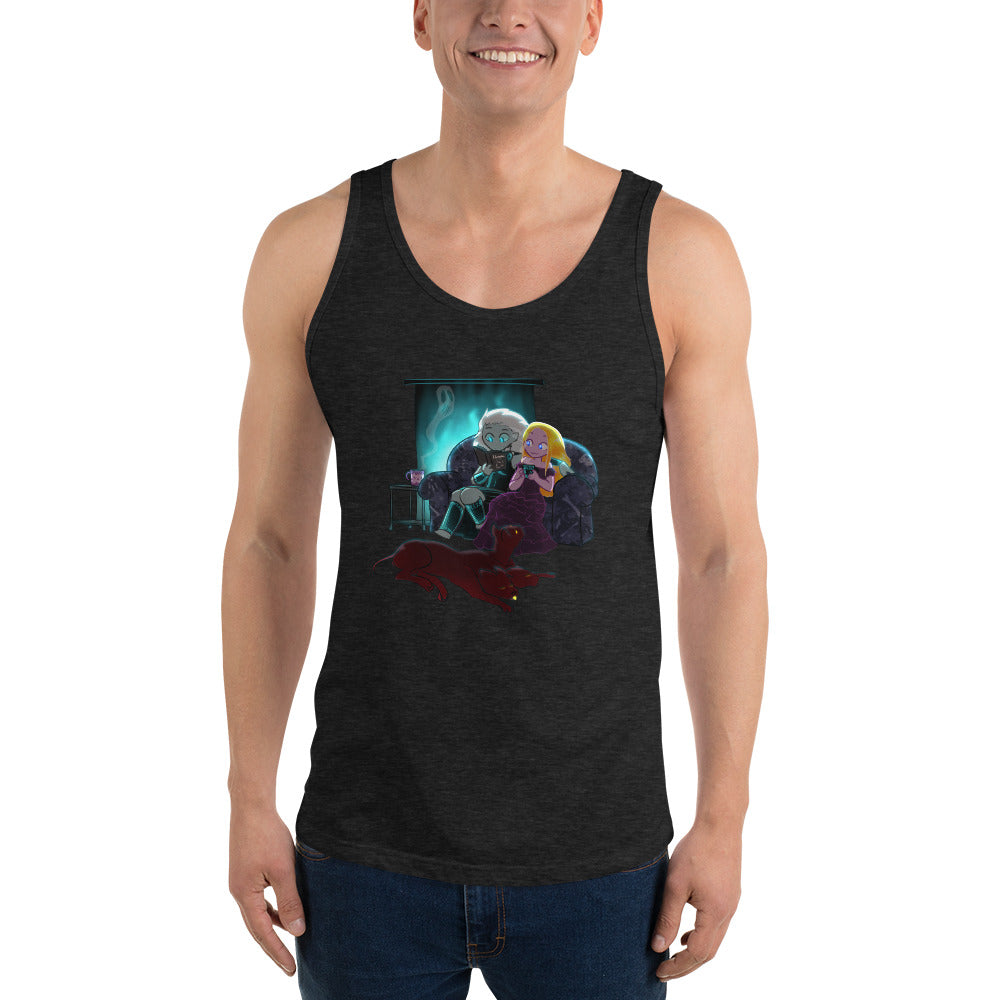 Unisex Cozy Winter Night Tank top