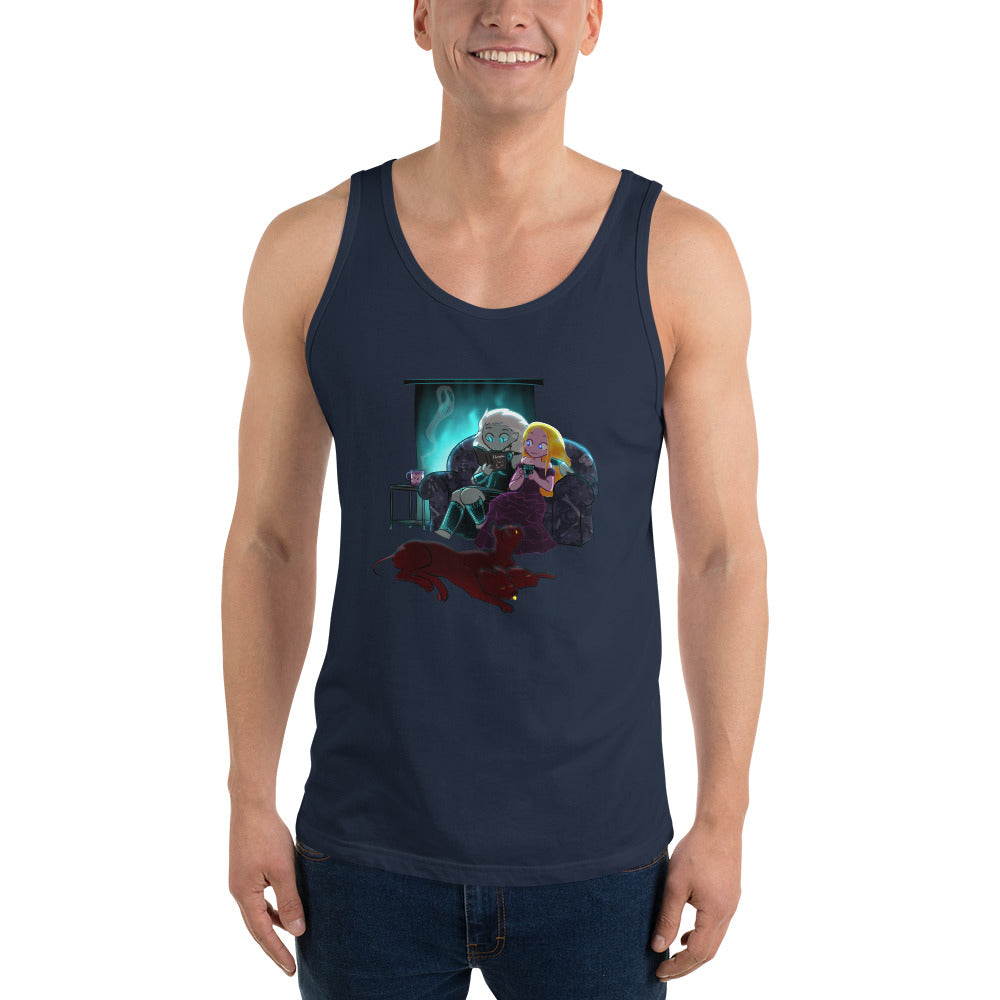 Unisex Cozy Winter Night Tank top