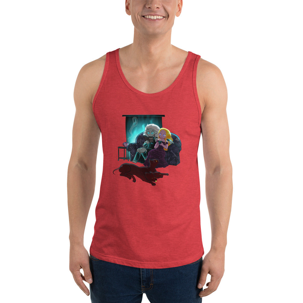 Unisex Cozy Winter Night Tank top