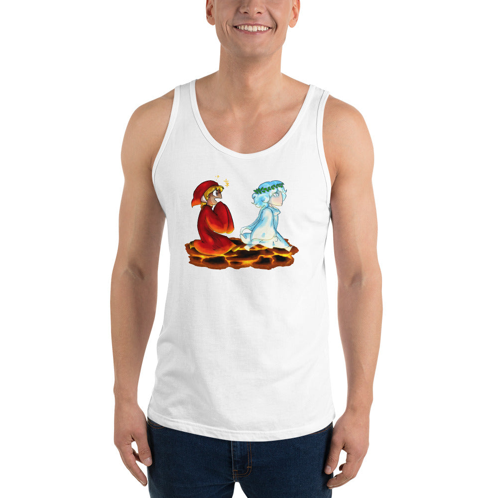 Unisex Dante and Virgil Tank top