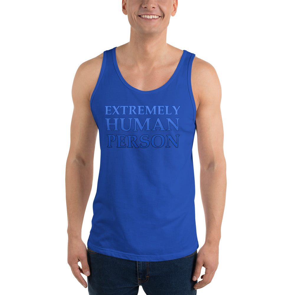 Unisex Extremely Human Person Tank top