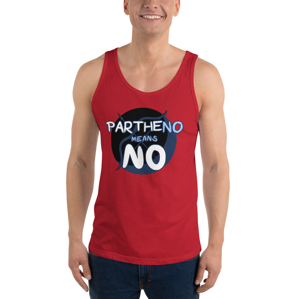 Unisex Partheno Means No (Artemis) Tank top
