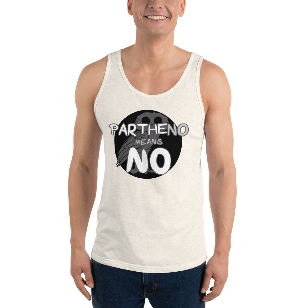 Unisex Partheno Means No (Athena) Tank top