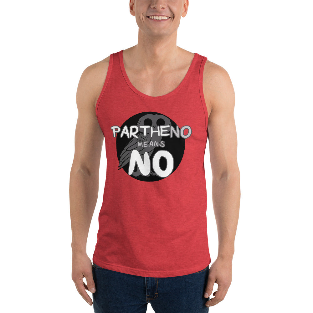 Unisex Partheno Means No (Athena) Tank top