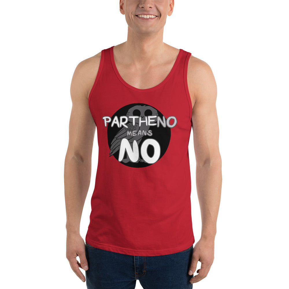 Unisex Partheno Means No (Athena) Tank top
