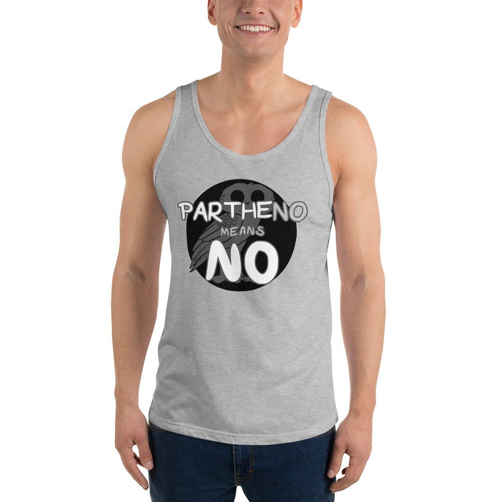 Unisex Partheno Means No (Athena) Tank top